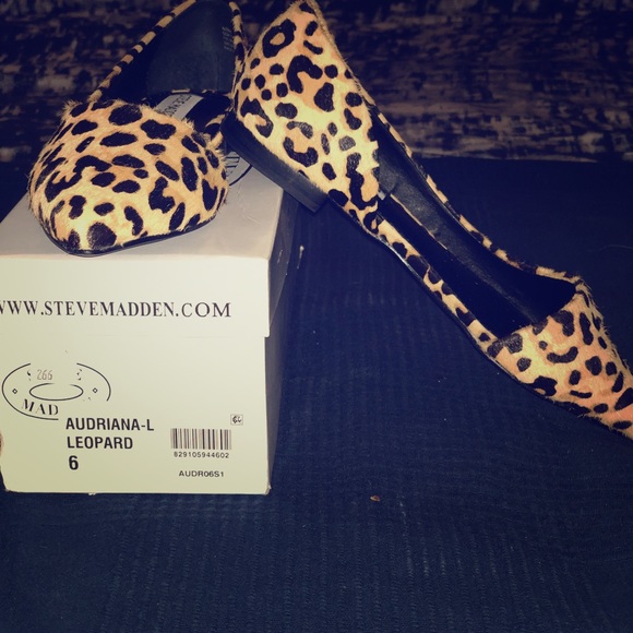 Steve Madden Shoes - STEVE MADDEN “Audrianna-L” leopard flats Steve Madden Shoes - STEVE MADDEN “Audrianna-L” leopard flats